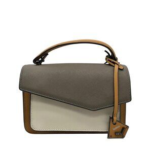 Botkier Truffle Colorblock Leather Cobble Hill Crossbody Bag